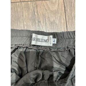 Tiar Bellomo Womens Elastic Waistband Long Silk pants